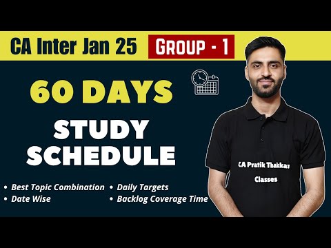 CA Inter Group 1 | 60 Days Detail Study Plan | DOWNLOAD NOW