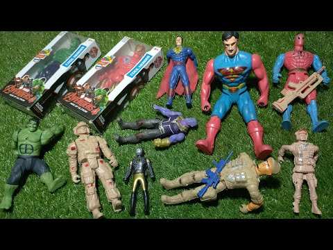 AVENGERS TOYS/Action Figures/Cheap Price/Unboxing/Ironman vs Hulk, Thor vs Spiderman/Superheroes