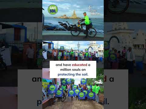 Bicycling from Kashmir to Kanyakumari for #SaveSoil Movement