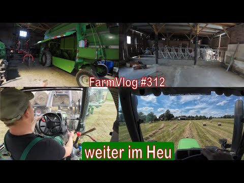 Farmvlog #312: Ölwechsel am Toplliner | Heuernte geht weiter