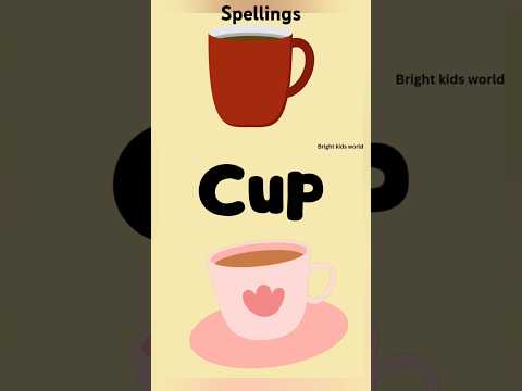 Spell cup #spelling #spellingforpreschool #spellingforkindergarten #spells #spellingwords #cvcwords