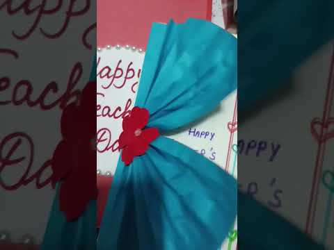 Handmade Greetings 😍❤️🌹#youtubeshorts #cisce #teachersday #kvsdelhi