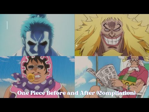 One Piece: Before vs Now (Compilation) PART 3 : Senor Pink, Ryuma, Shiki, Crocus.