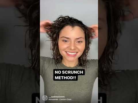 NO SCRUNCH METHOD