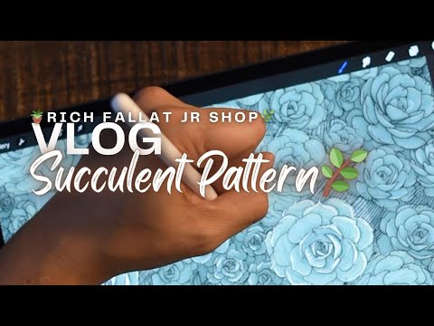 Succulent Drawing Vlog