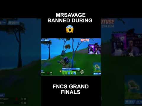 MRSAVAGE GOT BANNED DURING FNCS GRAND FINALS #shorts #fortnite #gameplay