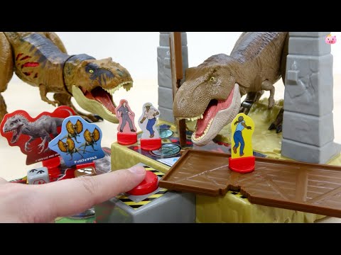 The most fun T-REX game ever!Thrilling board game 『Jurassic World The Great Escape T-REX Panic Game』