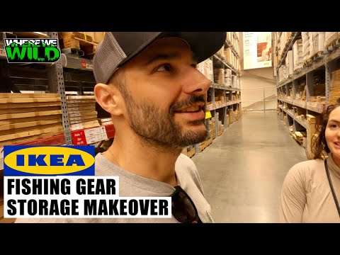 IKEA Fishing Gear Storage MAKEOVER: Shopping, Building, and Organizing