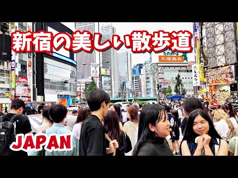 [4k] 新宿散歩: 東京の外国人観光客に人気のスポット|| Shinjuku Tokyo, Japan ||