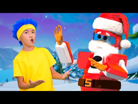 Robot Santa's Christmas Gifts With Mini DB | D Billions Kids Songs