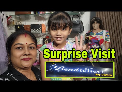 Vlog1004 👉 Surprise Visit 🙄🙄🙄.... Bend To Trend by❤️ POOJA❤️👉 Kya kya miltahai ??? Lets  Go 😍😍💃💃