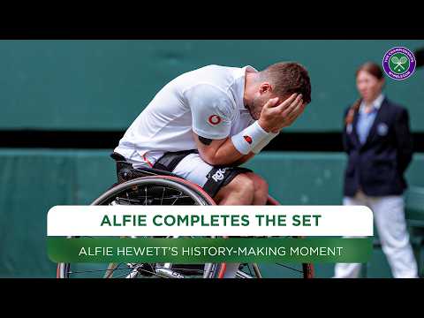 ALFIE HEWETT MAKES HISTORY! | Winning Moment and Celebration | Final | Wimbledon 2024