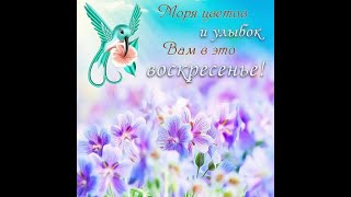 Счастливого Воскресенья! Открытка Счастливого Воскресенья!