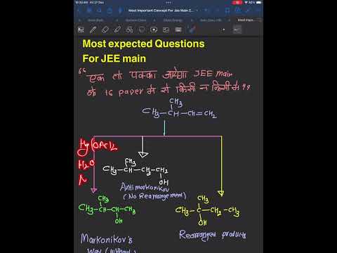 EXPECTED QUESTIONS FOR JEE MAINS 2025[22] #jee #jeemainchemistry #jeemain #jeeadv #12board #SHORTS