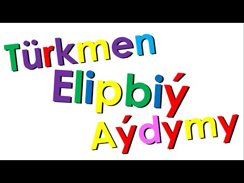 Xara's Animation: Turkmen Alphabet Song/Türkmen Elipbiý Aýdymy