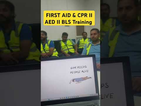 Saudi Aramco First Aid Training #BLS #CPR #aed #saudiaramcotraining #safetyfirst #safetyforlife #ksa