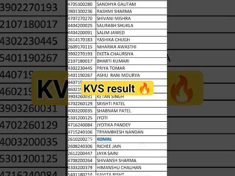 My KVS PRT result .....🔥 Finally after so many years 🥺 #kvs #shorts #teacher #viral #yt #result