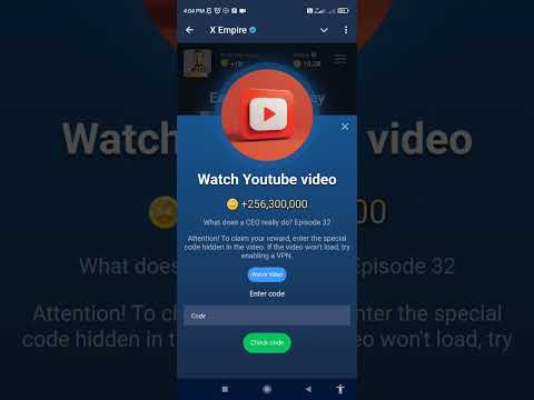 x empire 18 september youtube video code |  musk empire daily combo code today all episodes episode