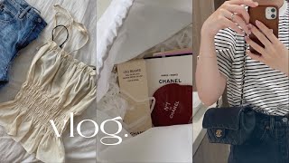 Vlog｜Samoyed,サンバリア,CHANEL開封｜銀座くろぎ茶々｜ビオセボンでお買い物｜心配性のパッキングと新しい鞄｜有楽町牛たん