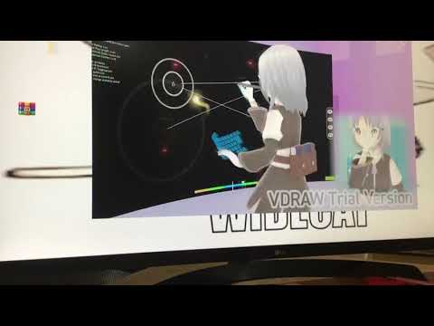 osu! but an anime girl is playing