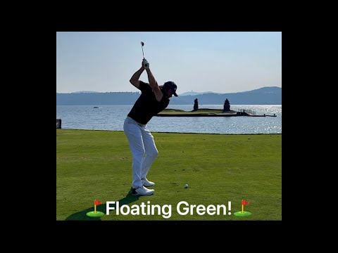 Playing the Famous FLOATING GREEN Hole at Coeur D’Alene! ⛳️