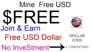 Earn Free USD Dollar Without Invetment - Legit & Working Webite