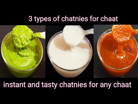 Chutney|3 types of chatnies for chaat|Instant and tasty Chatfield for any chaat| Hindi Sindhi Food