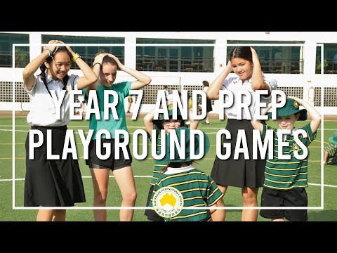 Year 7 and Prep Playground Games