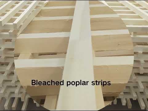 Original color poplar strips