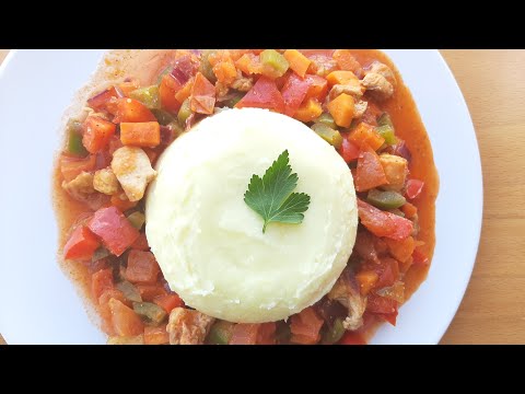 Recette de Purée de pomme de terre aux Légumes: Repas étudiant facile #Mashed Potato with Vegetables