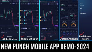 New Punch Demat Mobile App demo ! Punch Mobile app for option trading