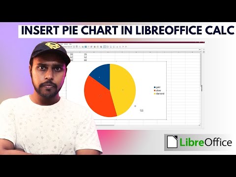 How to insert pie chart in libreoffice calc | insert pie chart on libreoffice calc