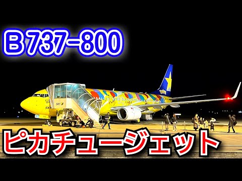 Ｂ737-800 ピカチュージェット SKY794便 新千歳-茨城 　搭乗記