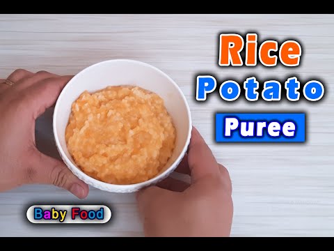 Baby Food | Sweet Potato Rice Puree for Babies & Toddlers | Weight Gain Baby Food for 6M Plus Babies