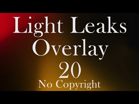 Cinematic Light Leak Overlays | Light Leaks | Full HD | 1920 X 1080 | Stock Video  | LL20