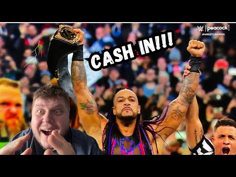 Damian Priest Cashes in on Drew McIntyre, Wins WWE Championship at Wrestlemania 40 (Sick😂) Reaction