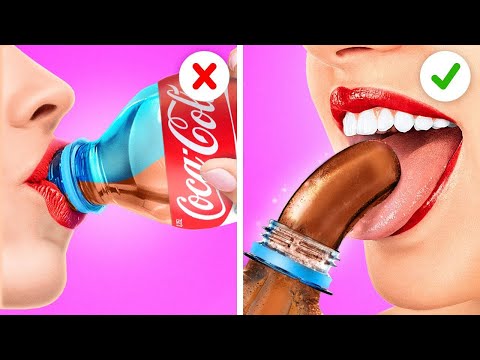 MASTERING THE ART OF FOOD HACKS || How To Sneak Food In Anywhere By 123 GO! GOLD