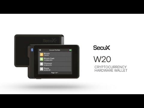 Best Crypto Hardware Wallet (2024) SecuX W20 w/ Bluetooth & NFT Support, Large Touchscreen and More.