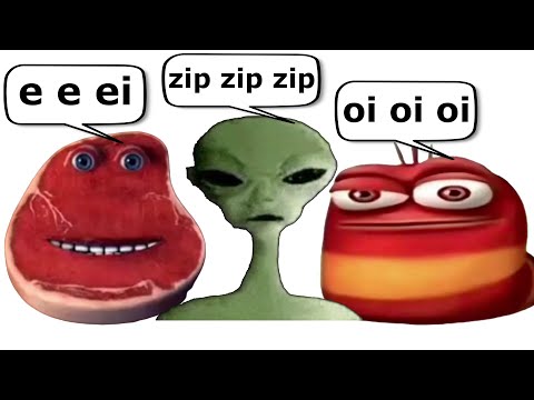 Alien Speaking Meme vs oi oi oi red larva vs e e ei i'm on vacation