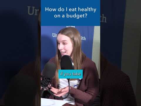 How to eat healthy on a budget? #shorts