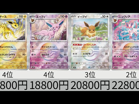 【ポケカ】マスターボールミラー予想初動価格ランキング！「テラスタルフェスex」【Pokémon cards】Price prediction of Prismatic Evolution