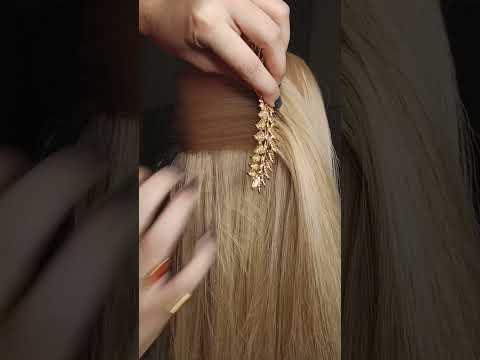 Beautiful metal comb clip #hairstyletutorial #ytshorts #shortsvideo