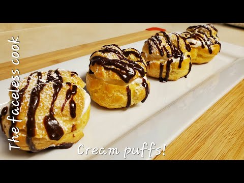 3-10-23 Cream puffs with chocolate Ganache!