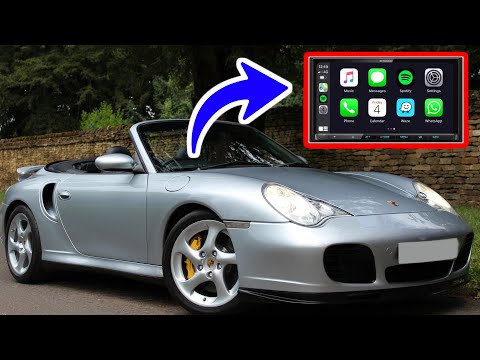 Porsche 996 With WIRELESS APPLECARPLAY & ANDROID AUTO With Top Cupholder Retained!