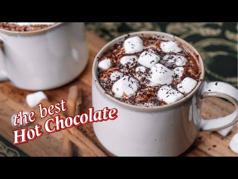 Best Hot Chocolate Recipe | Also Non-dairy hot chocolate | Ultimate hot chocolate recipe