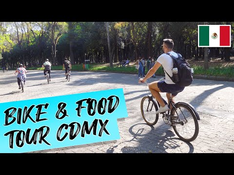 Mexico City Bike & Food Tour (Mexico Vlog)