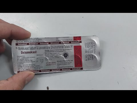 Montelukast sodium and levocetirizine dihydrochloride tablets ip use in hindi // delemokast tablets