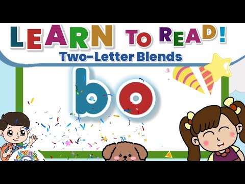 Two-Letter Blends "o" | Learn to Read | Reading Phonics for Kids