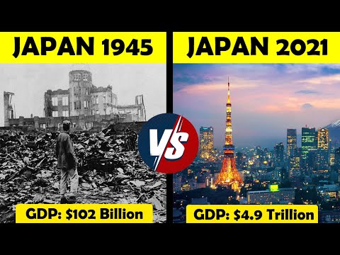 Japan 1945 VS Japan 2023 Comparison in Hindi #shorts​ #short