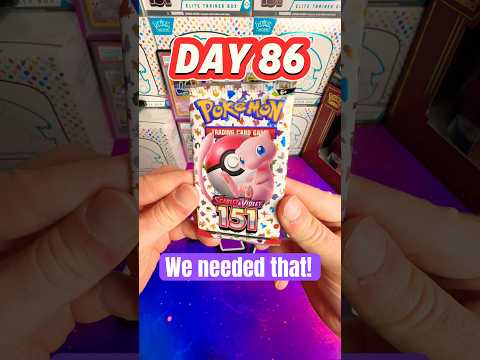 🔥We Needed That One! Opening 151 Booster packs of Pokemon 151 (Day 86)